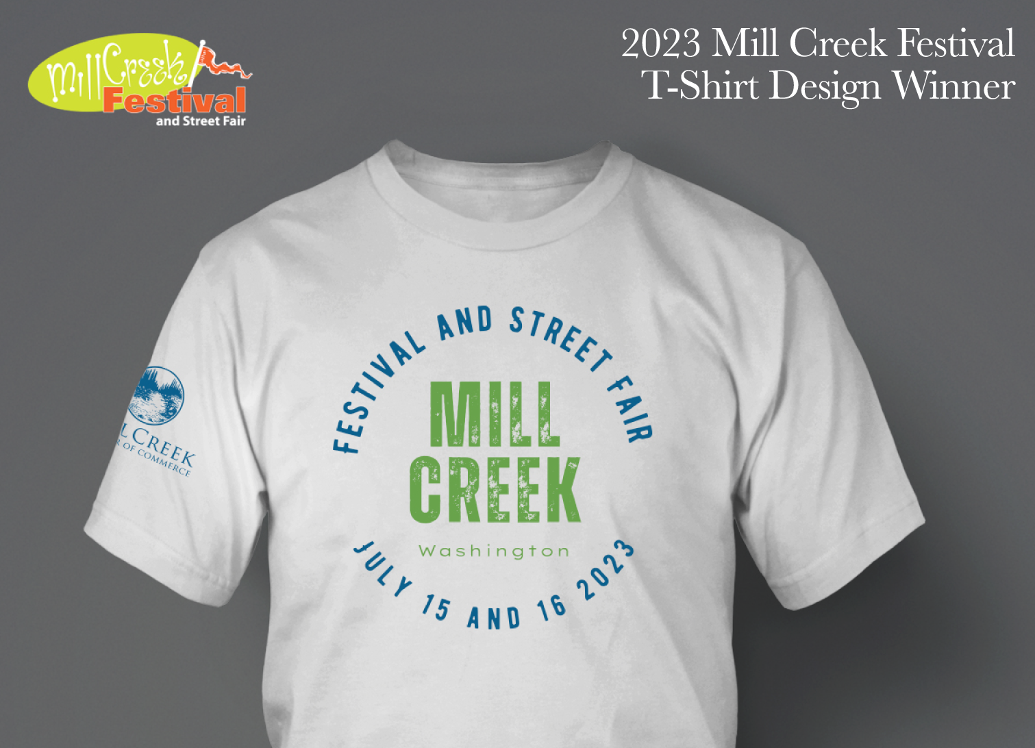 rutine befolkning erindringer Men's 2023 Commemorative T-Shirt (Medium) – Mill Creek Festival