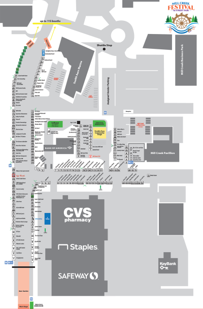 2026 Mill Creek Festival Map